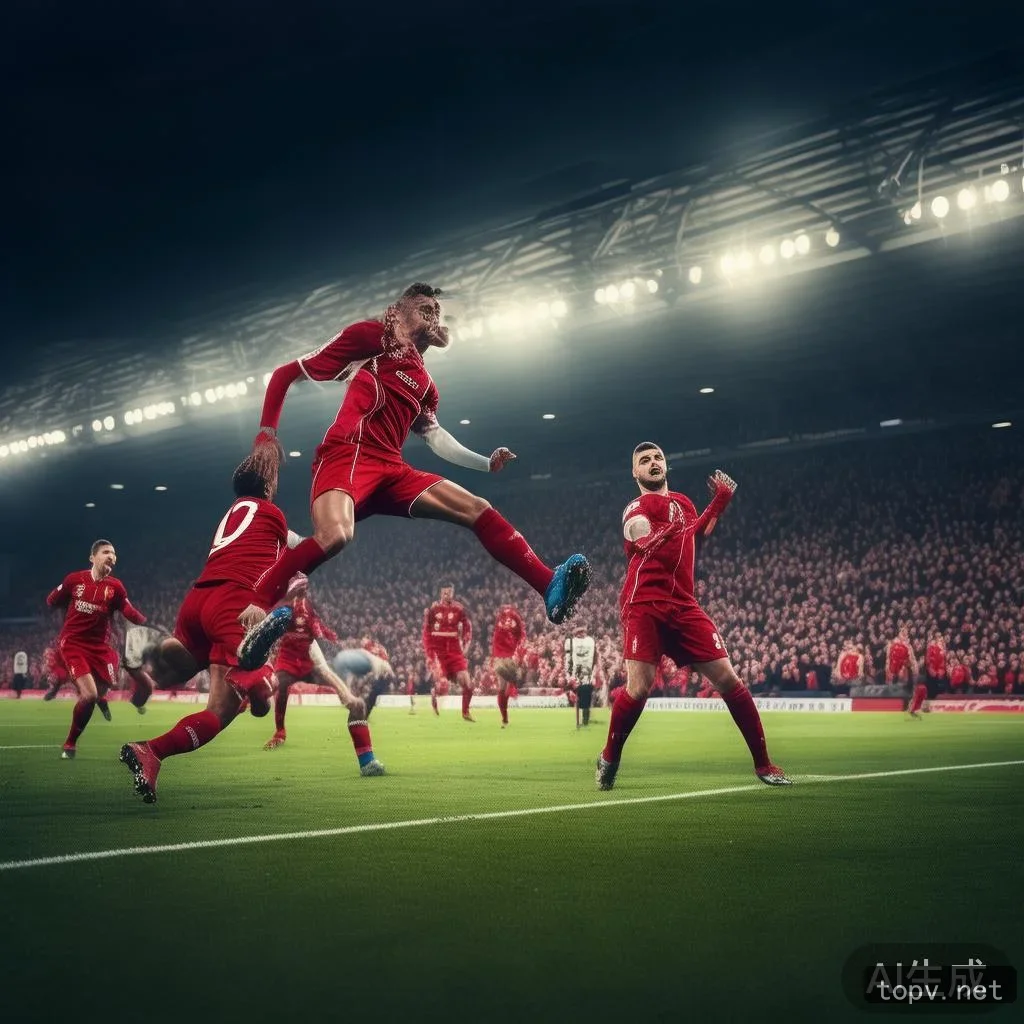 最佳博彩 - 利物浦补时绝杀埃弗顿 最佳博彩 ，VAR判罚引球迷热议 配图1